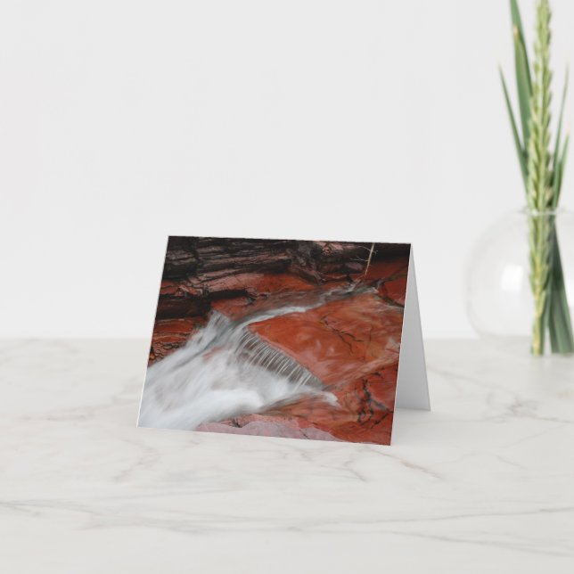 Cartão Waterfall Note Card (blank) (Frente)