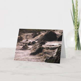 Cartão waterfall notecard