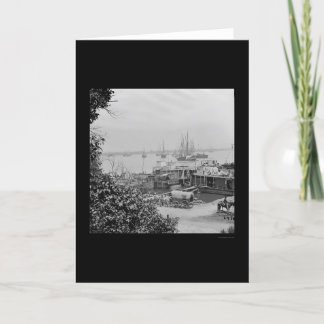 Cartão Waterfront Supply Boats in City Point 1864