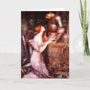 Cartão Waterhouse Lamia and the Soldier Greeting Card