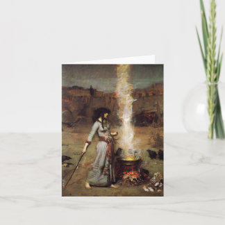 Cartão Waterhouse The Magic Circle Note Card
