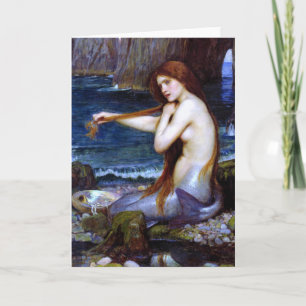 Cartão Waterhouse: The Mermaid