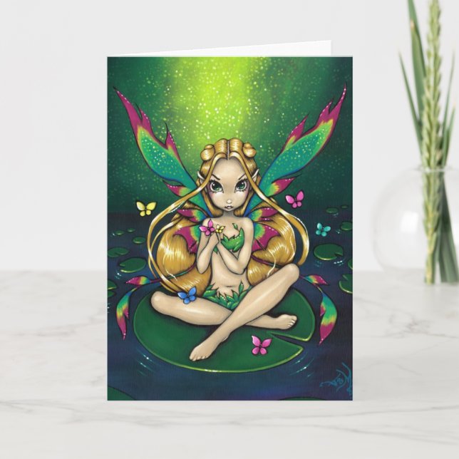 Cartão "Waterlily" Greeting Card (Frente)