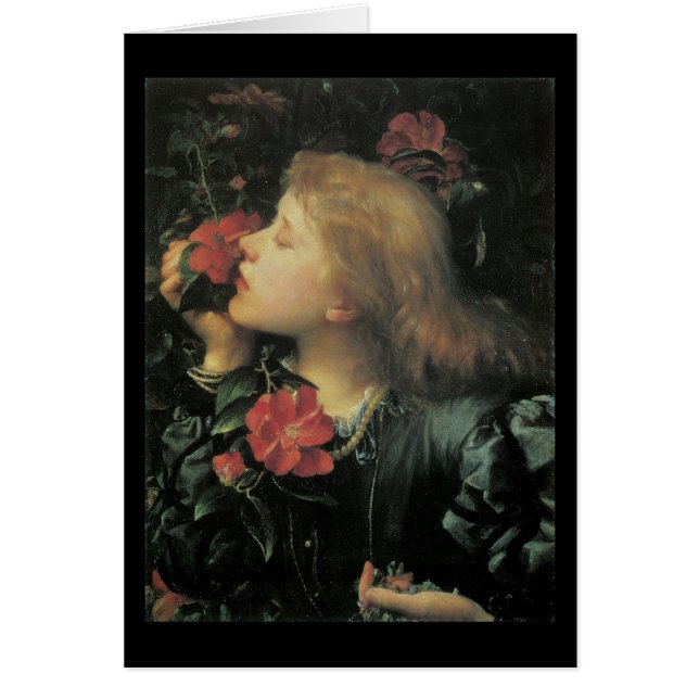 Cartão Watts que escolhem a dama Ellen Terry (Frente)