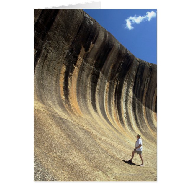 Cartão Wave Rock, Austrália Ocidental (Frente)