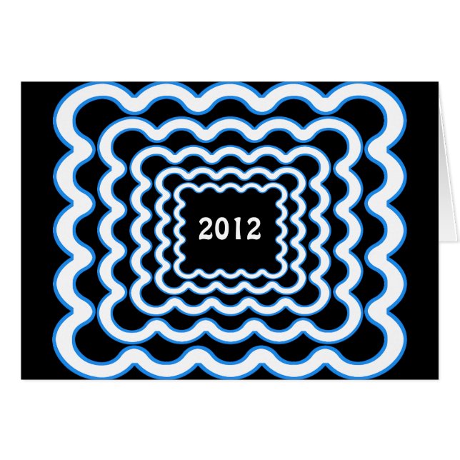 Cartão Wavy Frames (Frente Horizontal)