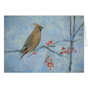 Cartão Waxwing