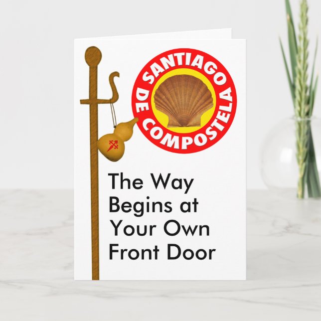 Cartão Way of Saint James (Frente)