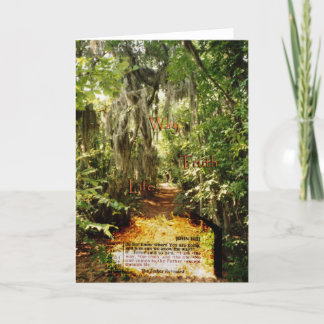 Cartão "Way, Truth, and Life"