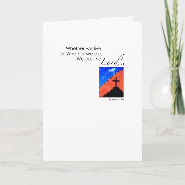 Cartão We are the Lords (Frente)