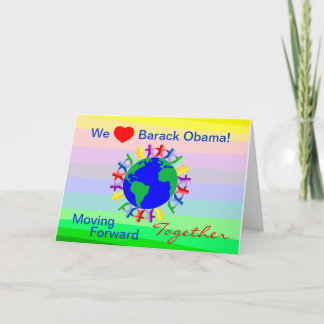 Cartão We Heart Barack Obama! Vote on 11/06/12