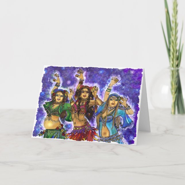 Cartão We Three Greeting Card (Frente)