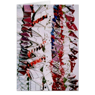 Cartão Weave de Origami