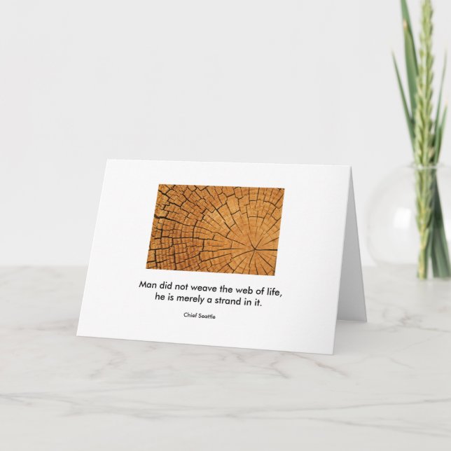 Cartão Web of life (Frente)