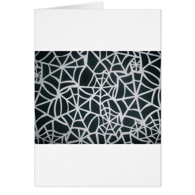 Cartão Web of Mystery: Armadilha Delicada - Web White Spi (Frente)