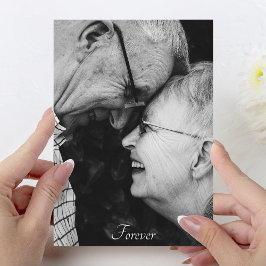Cartão Wedding Anniversary ANY YEAR Custom Photo Card