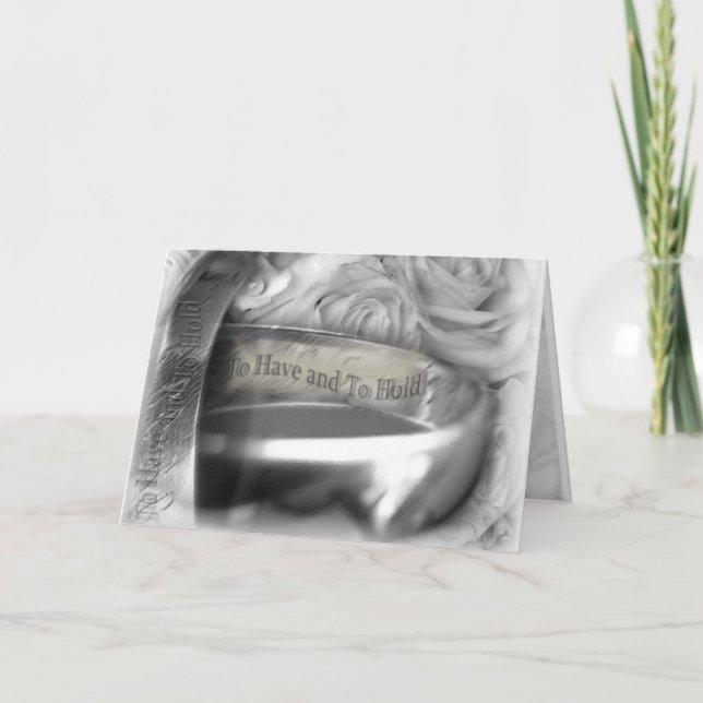 Cartão Wedding Day Card (Frente)