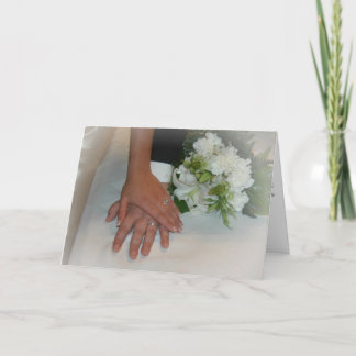 Cartão Wedding Hands