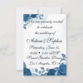 Cartão Wedding Invitation
