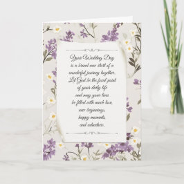 Cartão Wedding Lilac Design