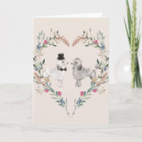 Wedding Poodles in Love