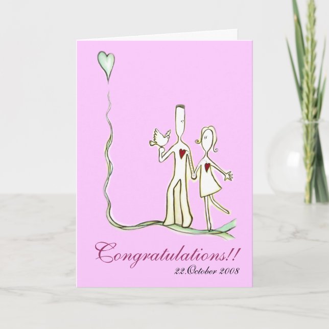 Cartão Wedding - Walking Together Card (C12special) (Frente)
