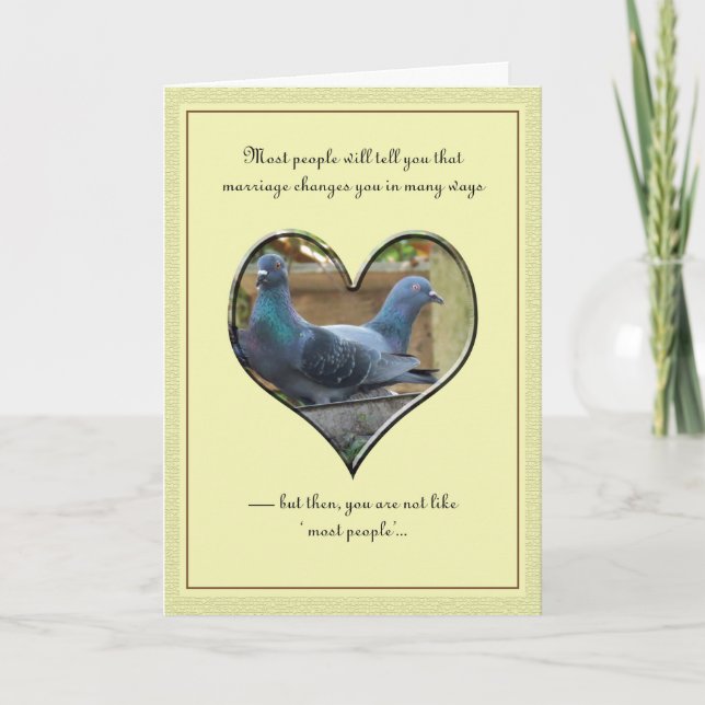 Cartão Wedding wishes (Frente)