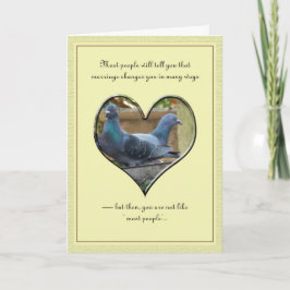 Cartão Wedding wishes