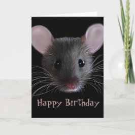 Cartão Wee Mouse Happy Birthday Greeting Card