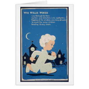 Cartão Wee Willie Winkie