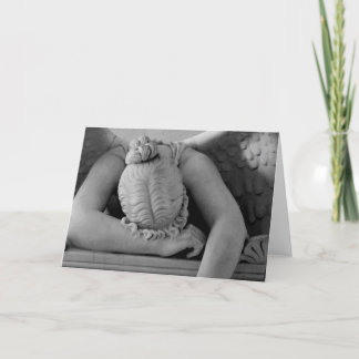 Cartão Weeping-Anjo