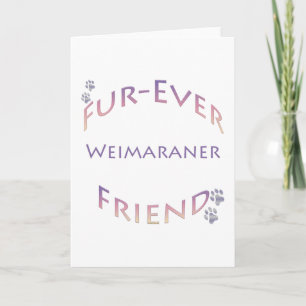 Cartão Weimaraner Fuever Amigo