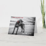 Cartão Weimaraner funny birthday card<br><div class="desc">This is the perfect card for someone who loves Weimaraners or any dogs. No one likes the thought of getting old but this is a  fun look at aging.</div>