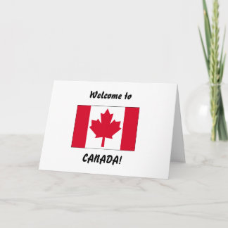 Cartão Welcome to Canada