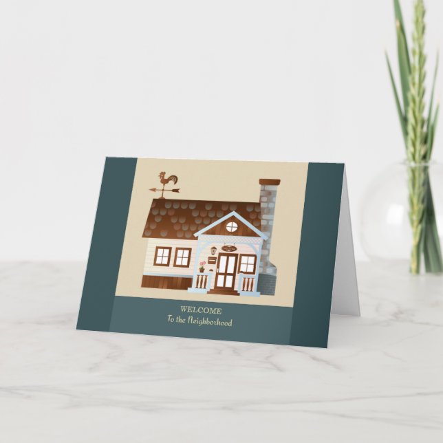 Cartão Welcome to the Neighborhood (Frente)