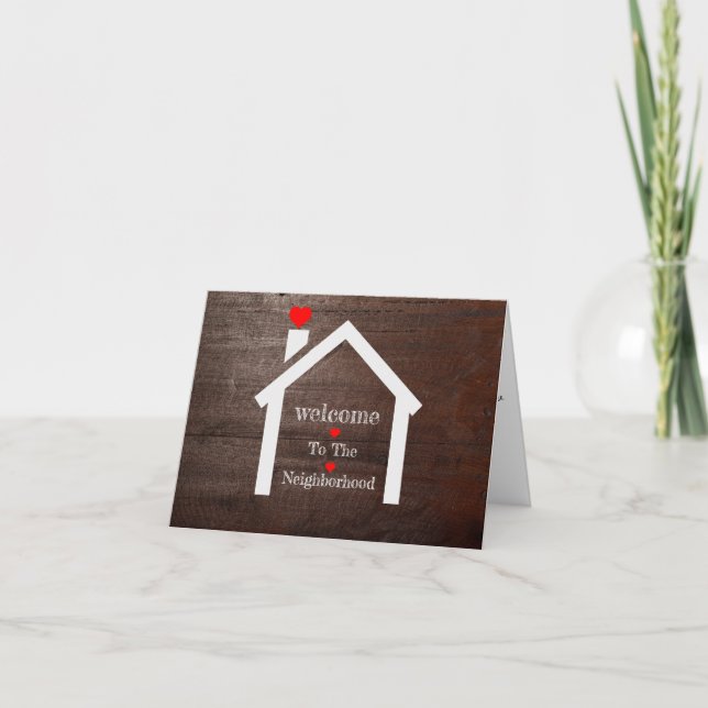 Cartão Welcome to the Neighborhood Greeting Card (Frente)