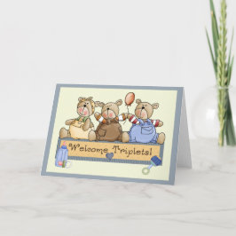 Cartão Welcome Triplets