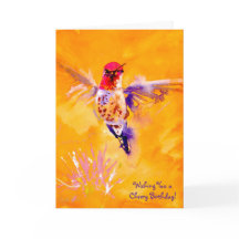 "Well Hello!" Hummingbird Print