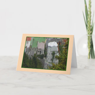 Cartão Wellington Harbour Homes Greeting Card