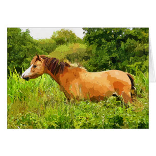 Cartão WELSH MOUNTAIN PONY Card
