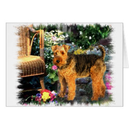Cartão Welsh Terrier Art Gifts
