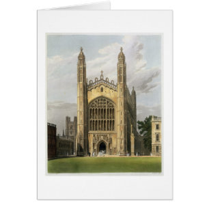 Cartão West End of King's College Chapel, Cambridge, de