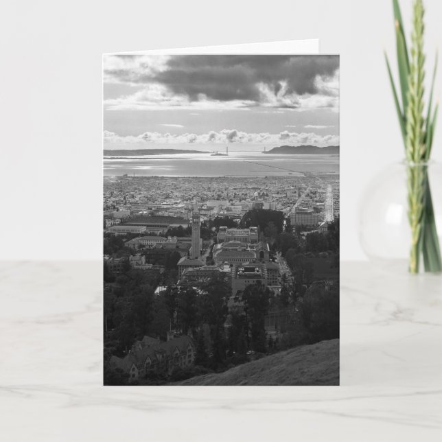 Cartão West from Big "C" Late Afternoon (Frente)