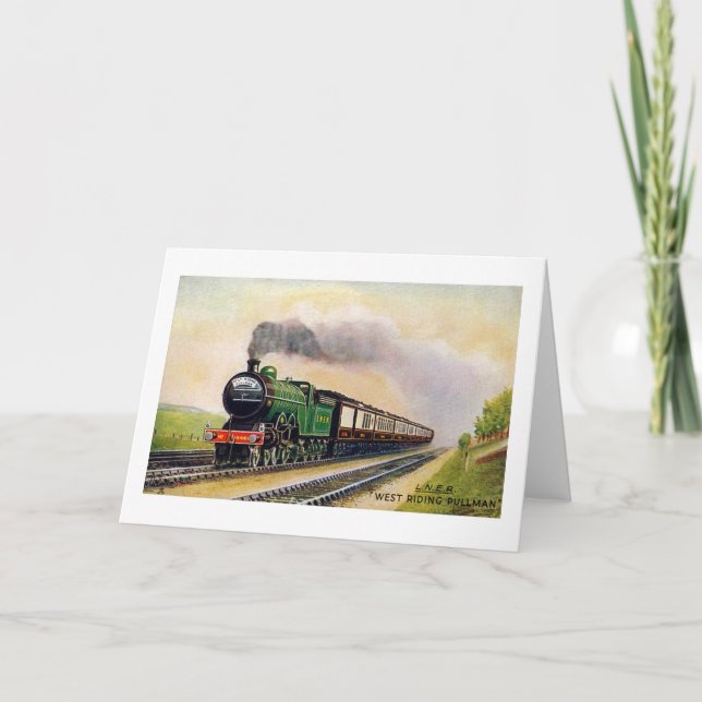 Cartão West Riding Pullman (Frente)