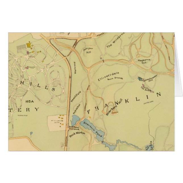 Cartão West Roxbury, Massachusetts 7 (Frente Horizontal)