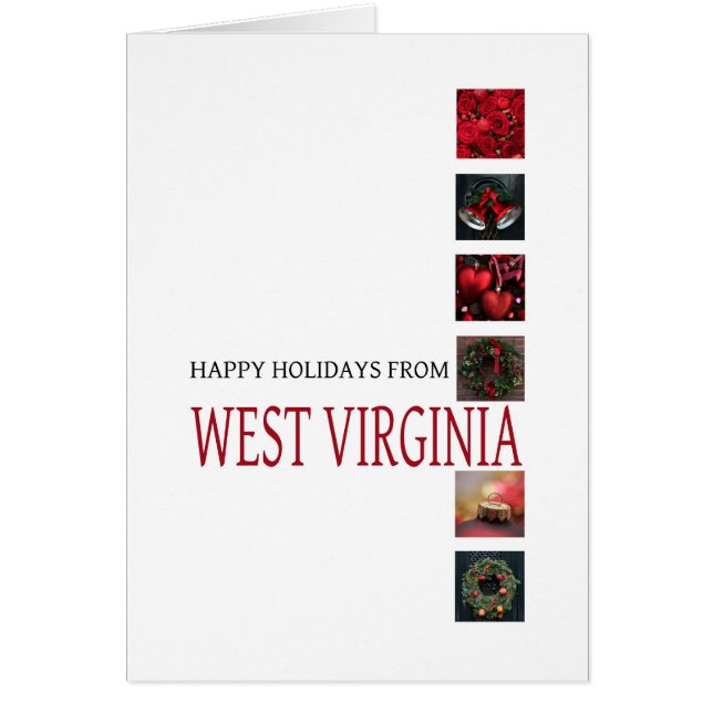 Cartão West    Virginia Card, específico do estado (Frente)