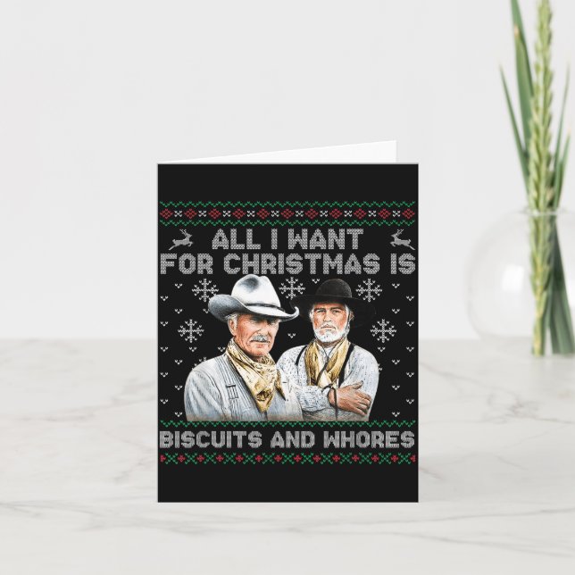 Cartão Western Biscuits And S Christmas Quote  (Frente)