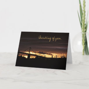 Cartão Westgate Bridge Sunset Card