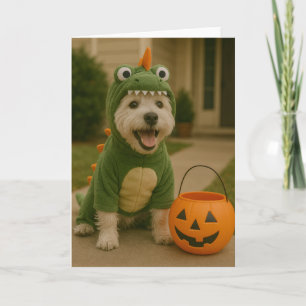Cartão Westie Halloween