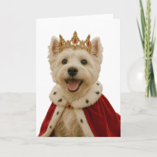 Cartão Westie Queen